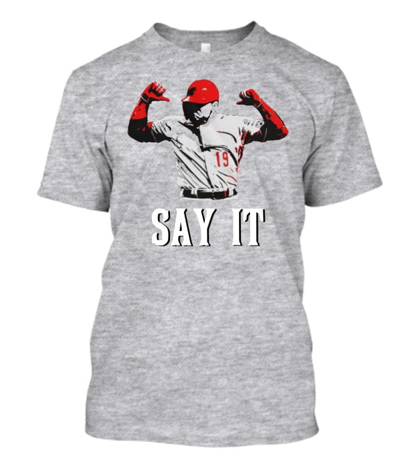 Say It Votto Still Bangs Baseball Tribute Iconic Player Number 19 T-Shirt