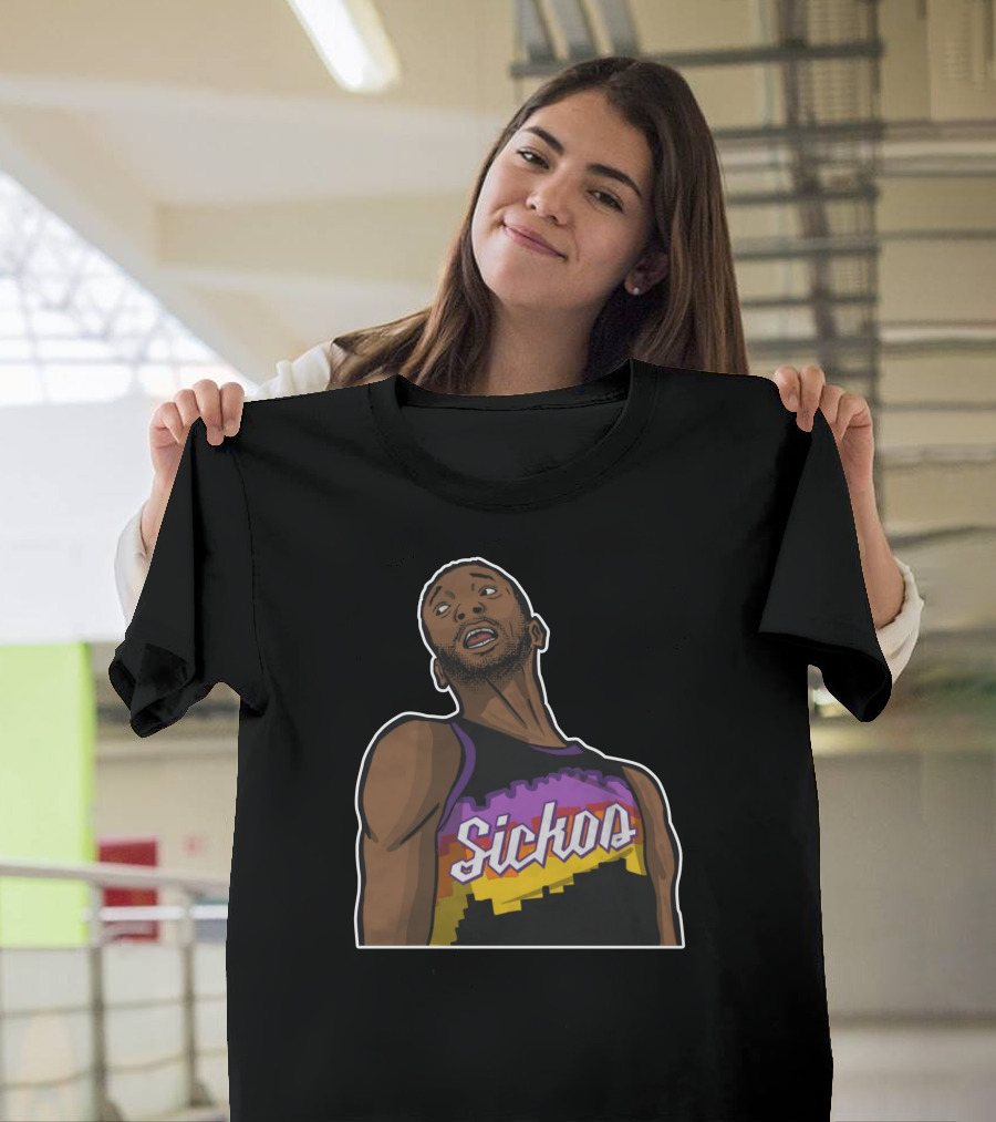 Sickos Retro Basketball Jersey Inspired Graphic T-Shirt