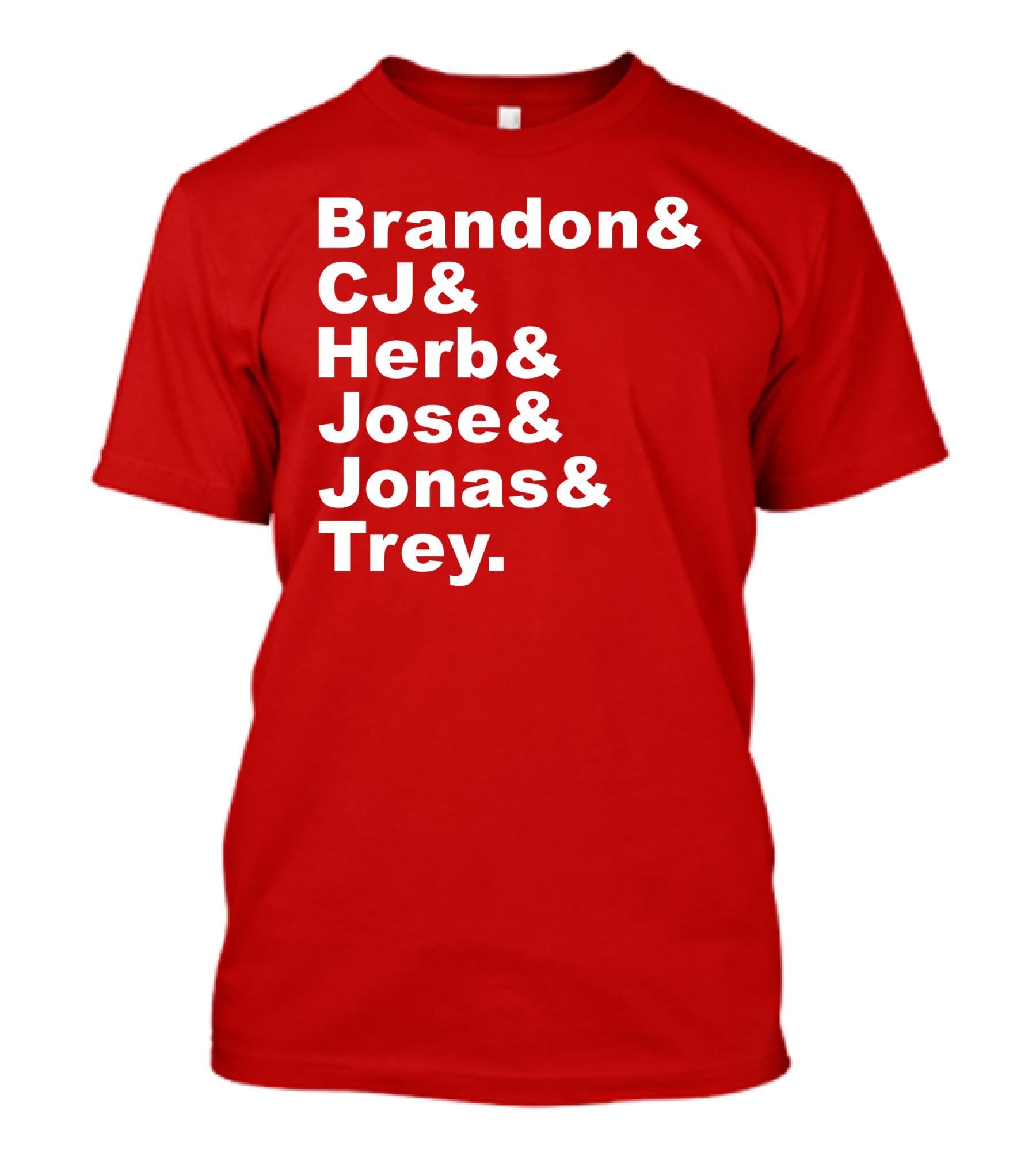 Brandon CJ Herb Jose Jonas Trey New Orleans Pelicans Fan T-Shirt