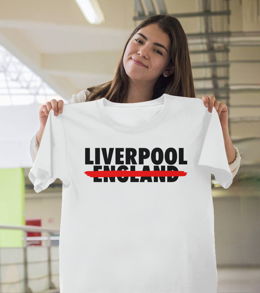 LIVERPOOL NOT ENGLAND PADDY THE BADDY T-Shirt