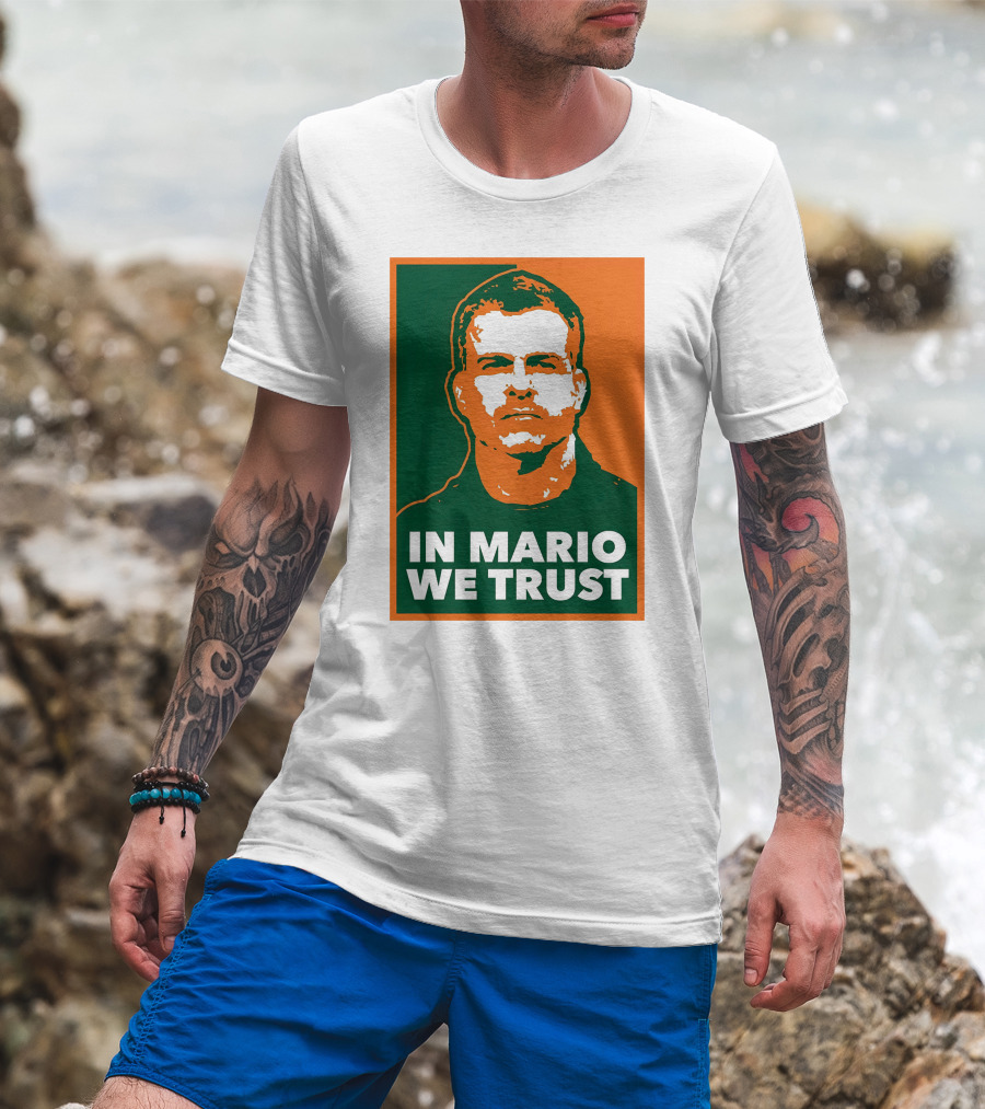 In Mario We Trust Retro Sports T-Shirt