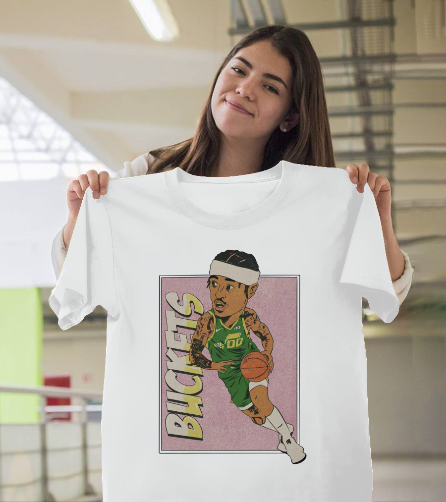 Jordan Clarkson Utah Jazz Buckets Basketball T-Shirt