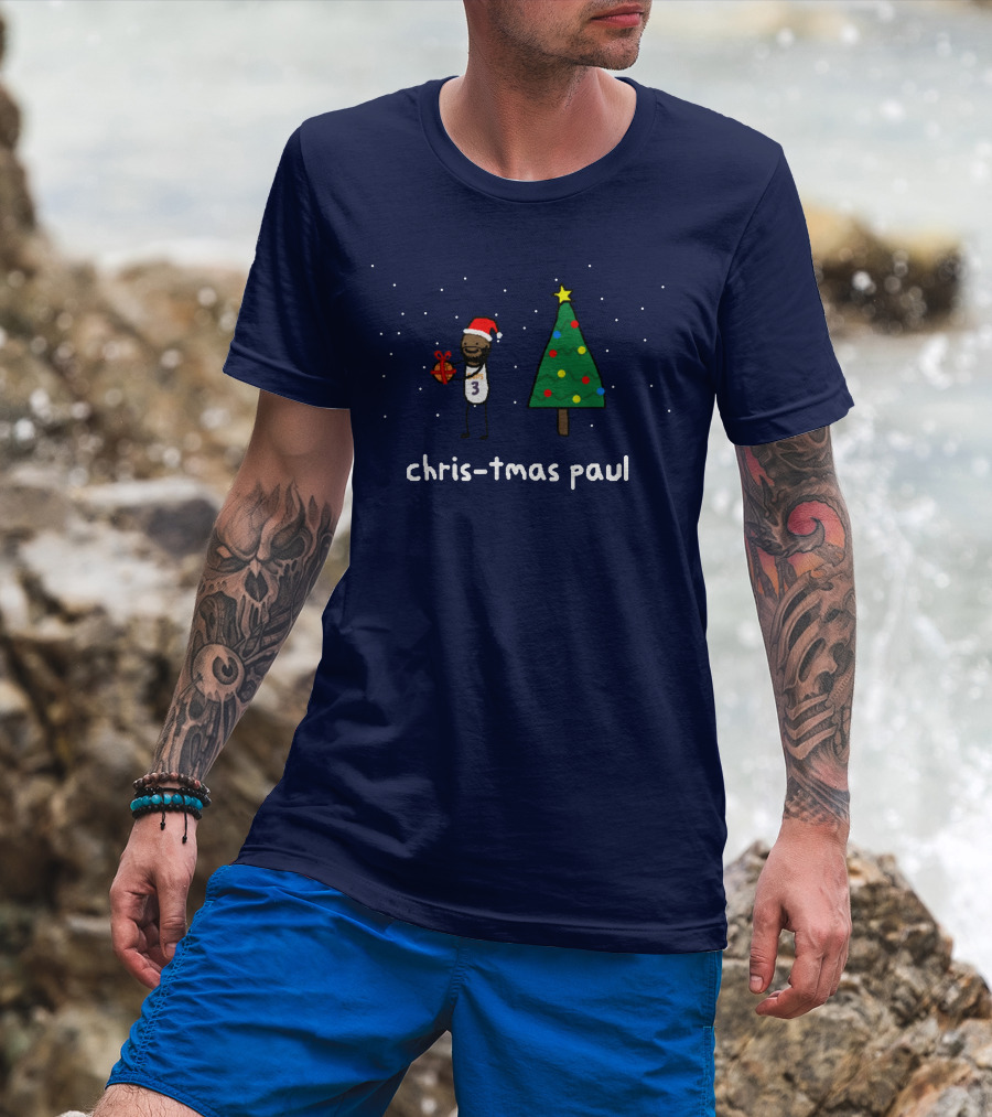Chris-tmas Paul Holiday Merch NBA Paint Swea T-Shirt
