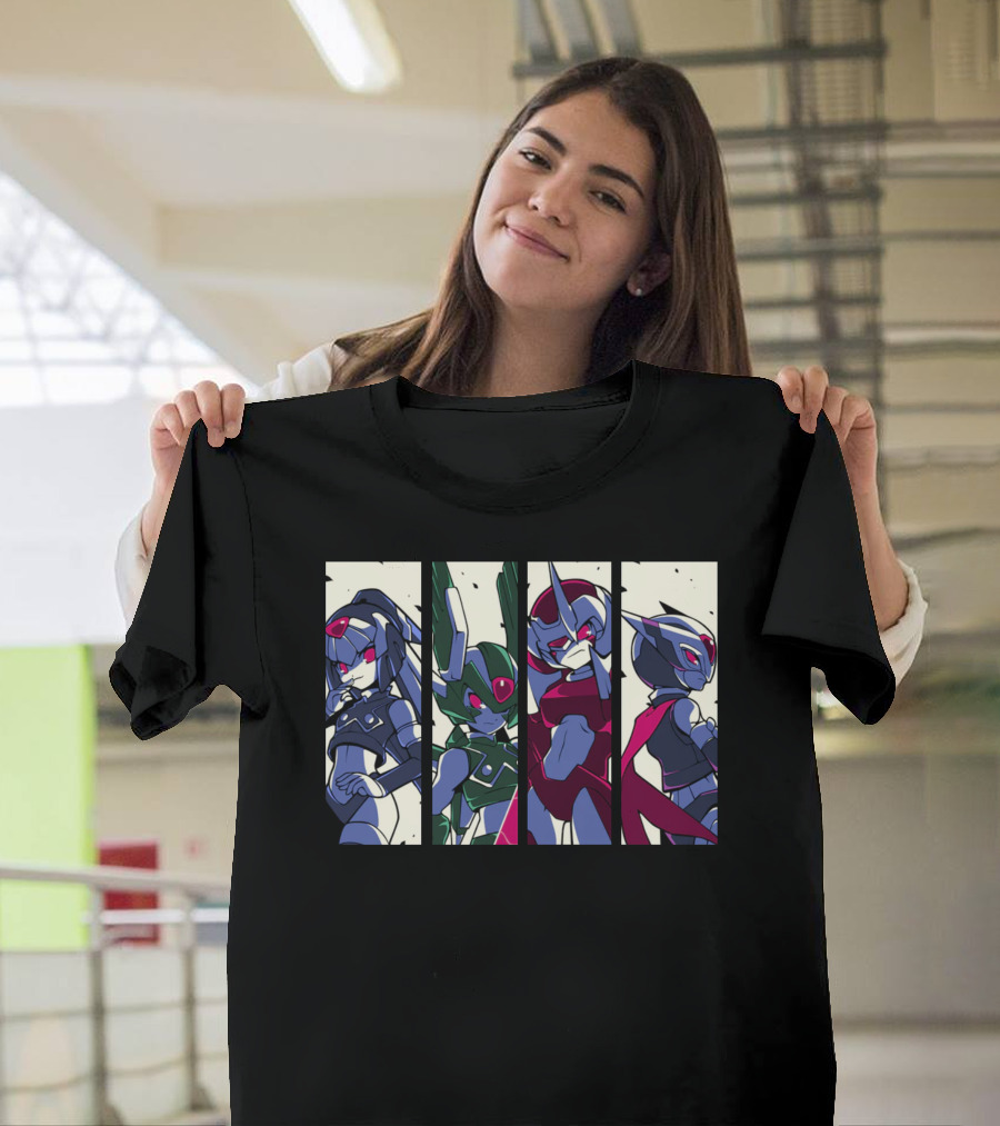 Mega Man Zero Four Guardians Characters T-Shirt
