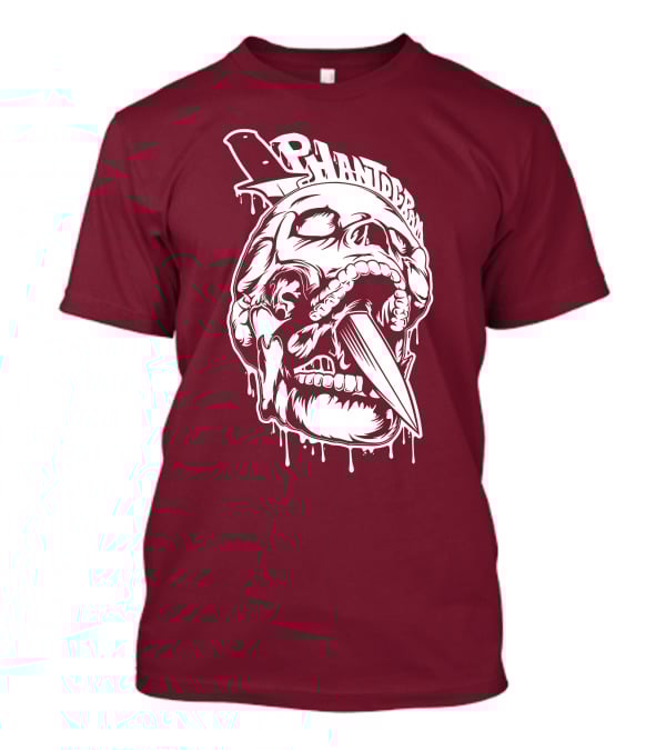 Phantogram Skull With Knife In Mouth T-Shirt
