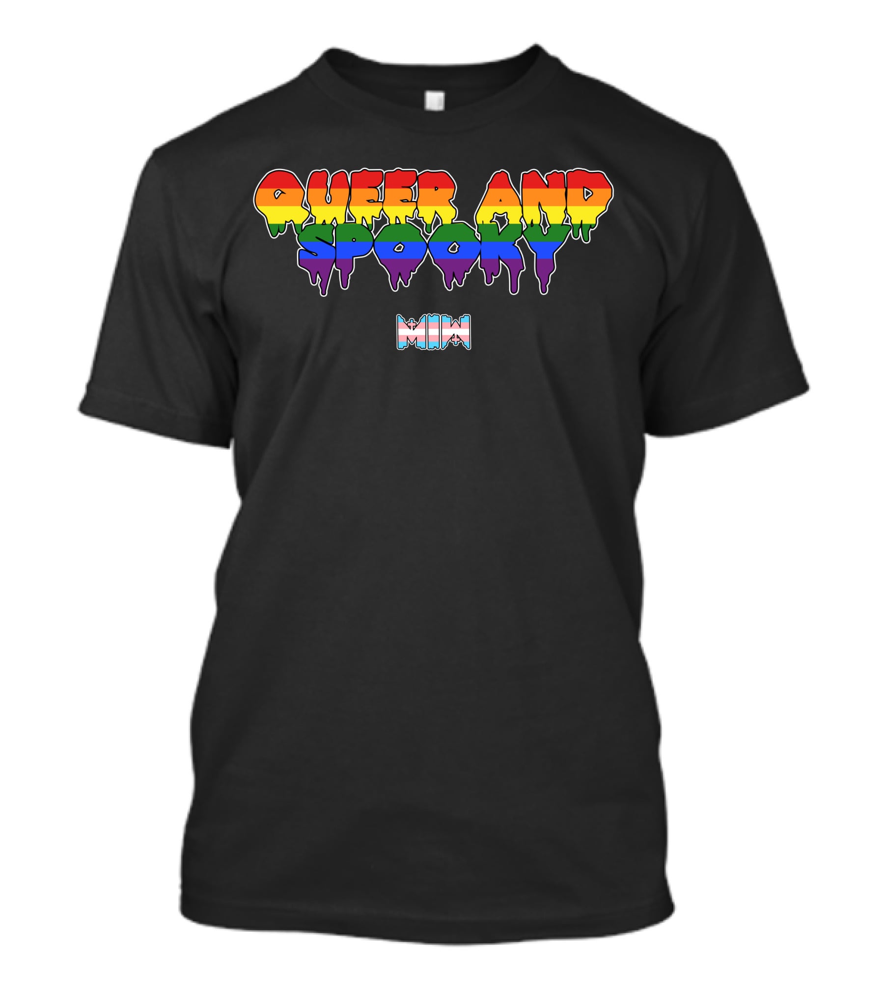 Queer And Spooky Rainbow MIN T-Shirt