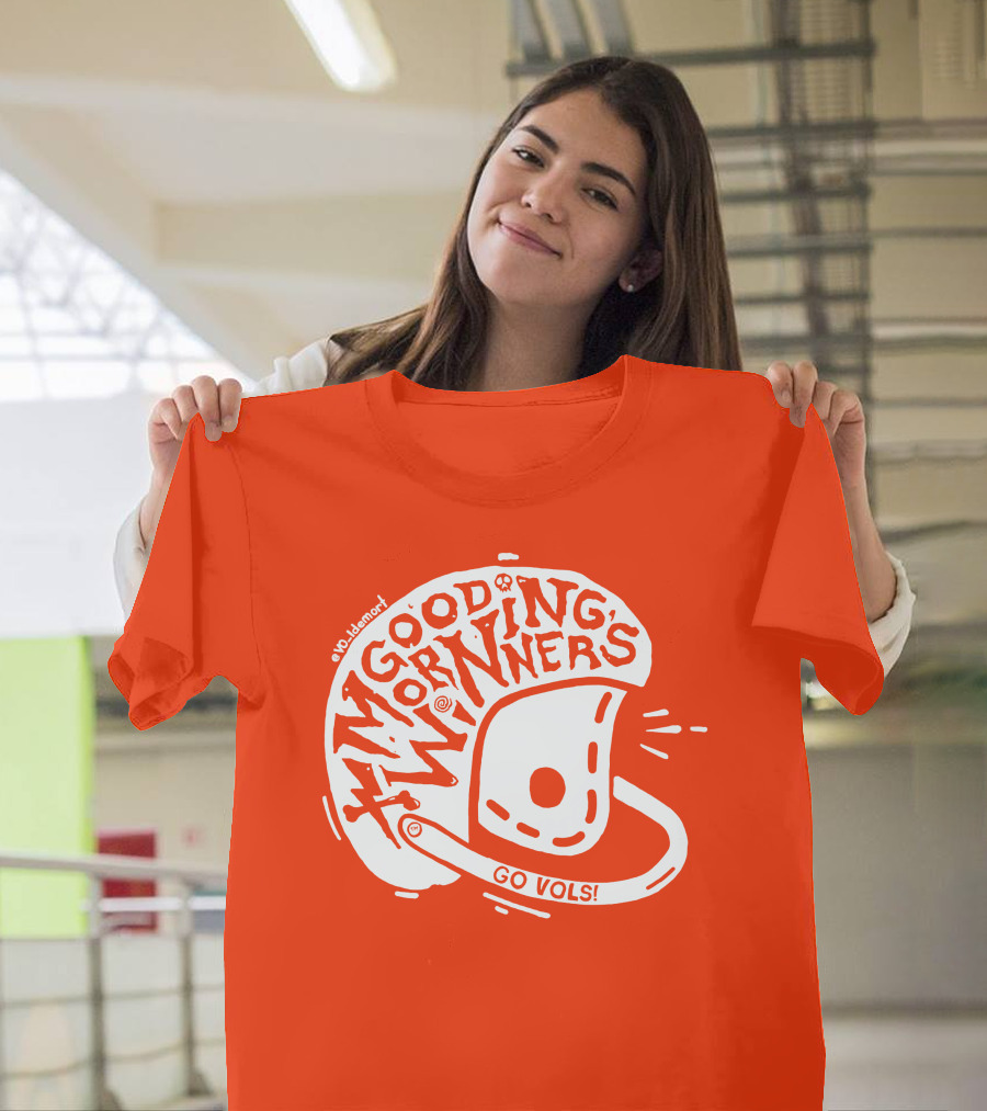 Good Morning Winners Go Vols Football Helmet T-Shirt