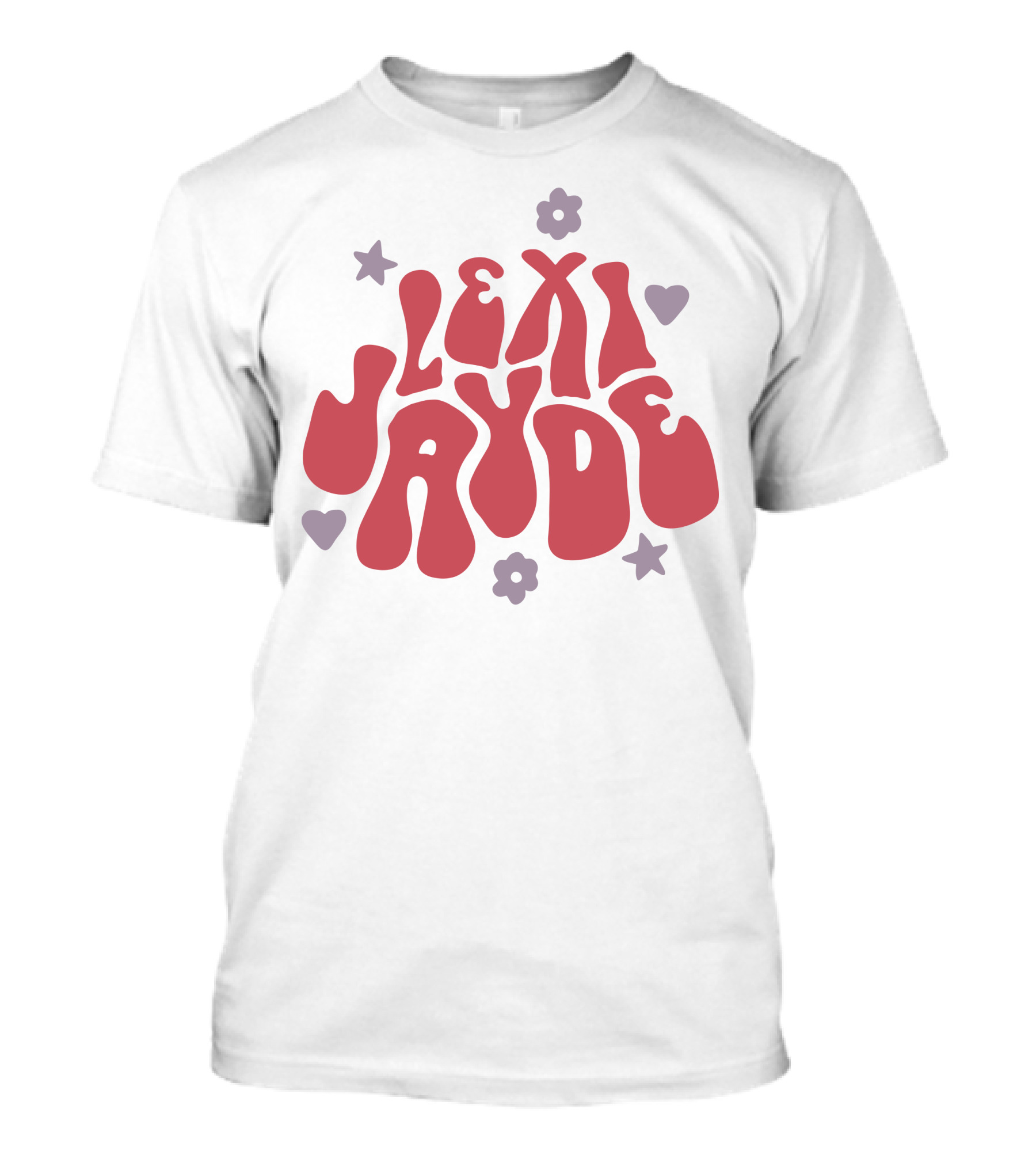 Lexi Jayde Retro Flower Heart Star Elements T-Shirt