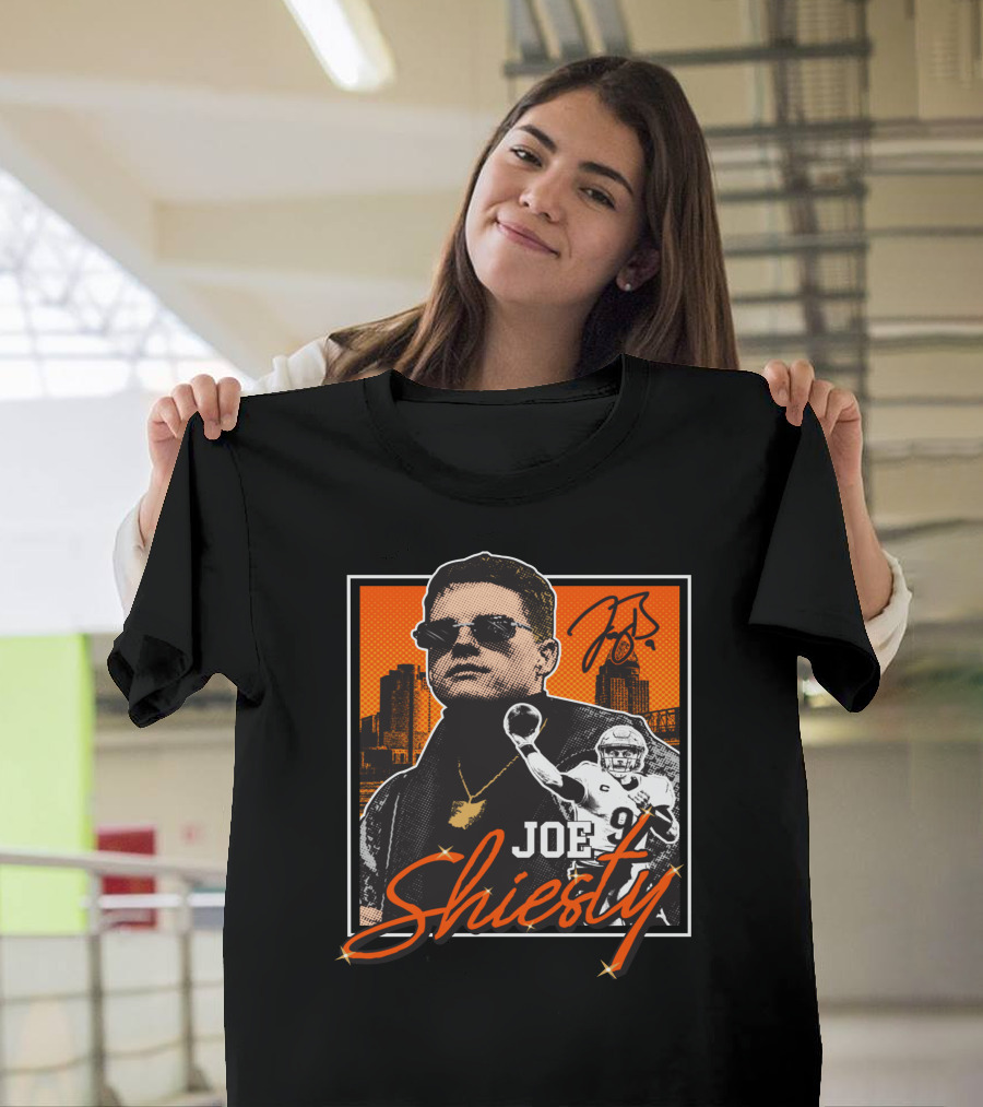 Joe Shiesty 9 Signature Urban Skyline Football T-Shirt