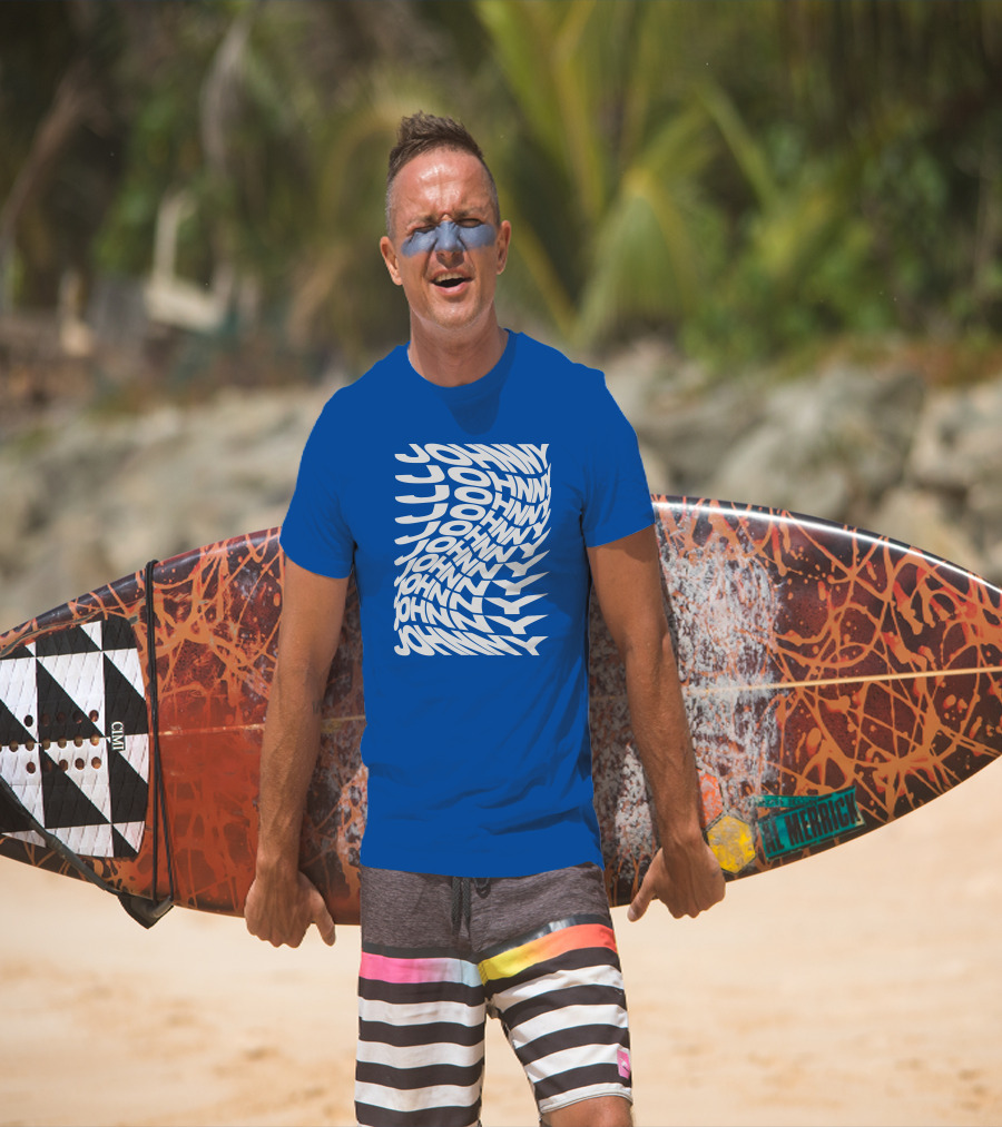 Johnny Orlando Johnny Optical Illusion Text T-Shirt