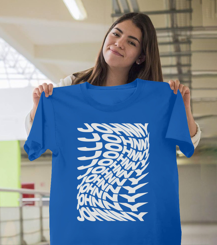 Johnny Orlando Johnny Optical Illusion Text T-Shirt
