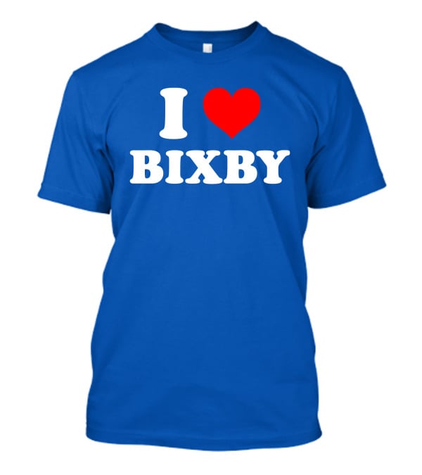 Agent47il I Love Bixby Heart T-Shirt