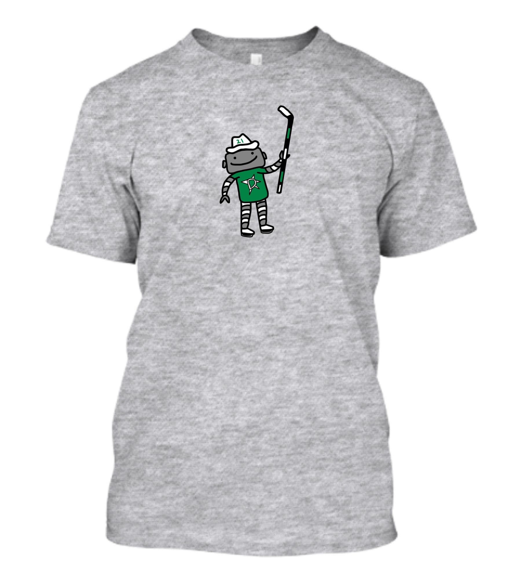 Dallas Stars 21 Otter Hockey Character Green Jersey T-Shirt
