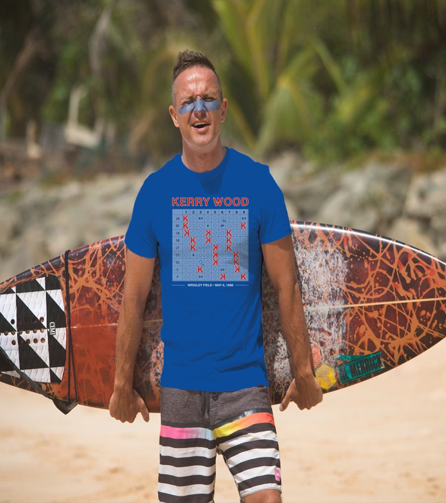 Kerry Wood Wrigley Field 20 Strikeouts May 6 1998 Scorecard T-Shirt