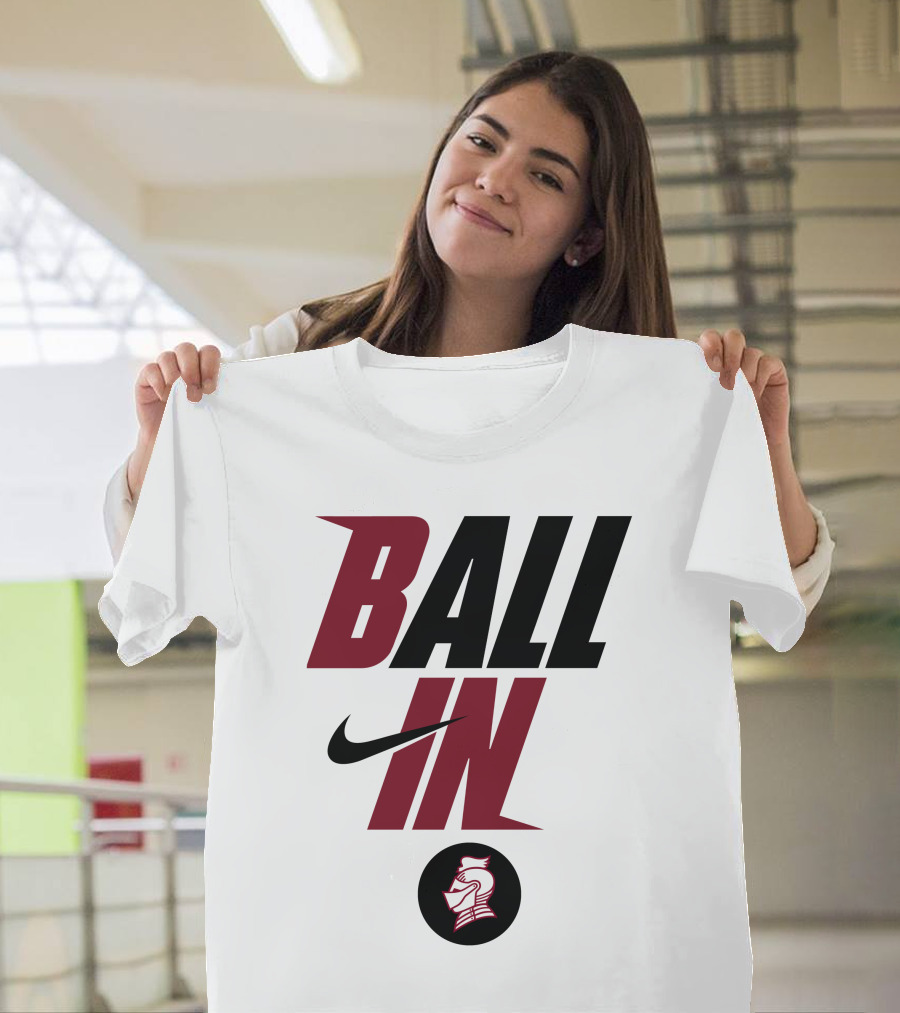 Ball In Bellarmine University Football Knight T-Shirt