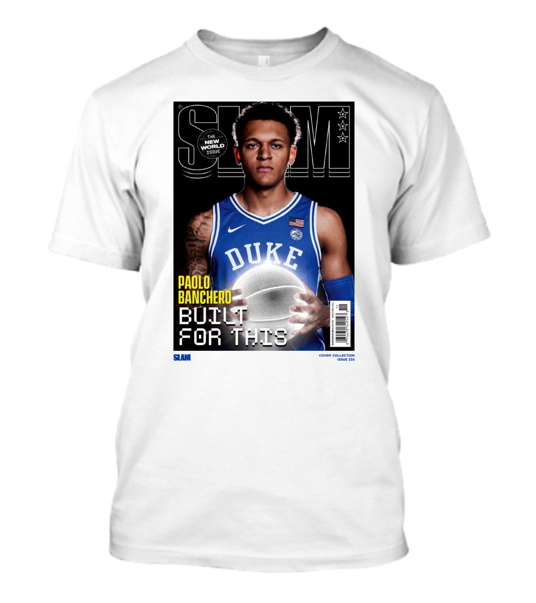 SLAM New World Issue Paolo Banchero Duke Built For This Issue 235 T-Shirt