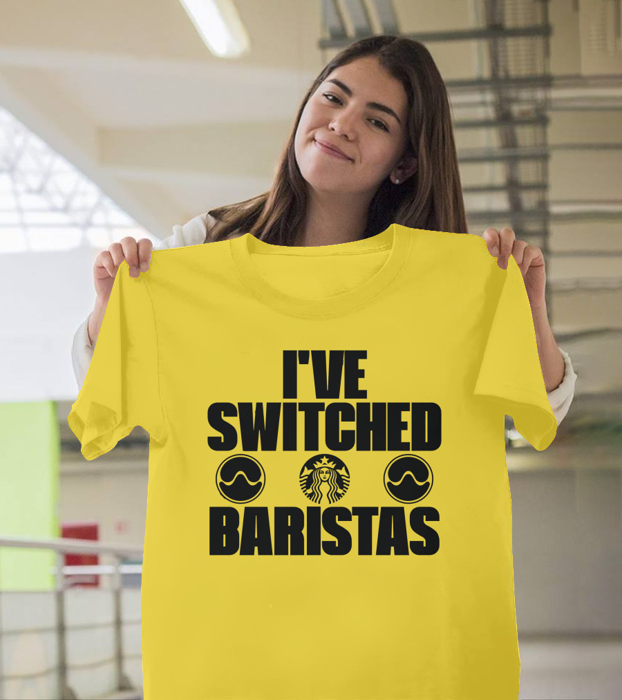 I've Switched Baristas Starbucks Pringles T-Shirt