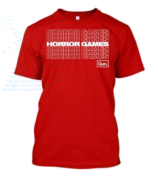 Horror Games Gun Merch T-Shirt