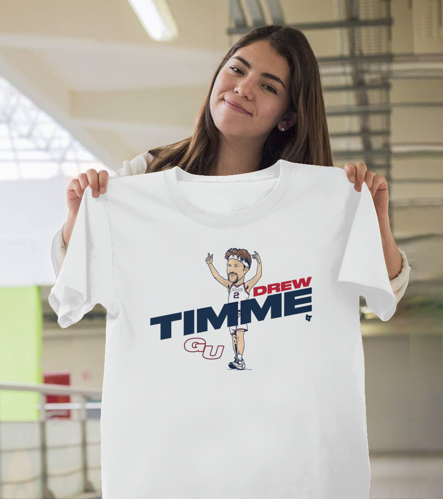 Drew Timme Gonzaga Basketball Caricature GU T-Shirt