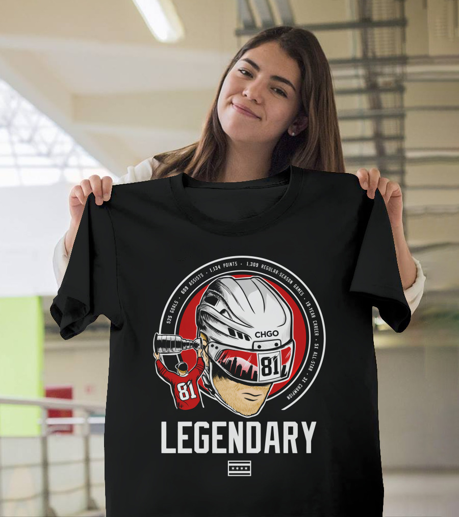 CHGO Legendary Hockey 81 Stanley Cup Champion T-Shirt
