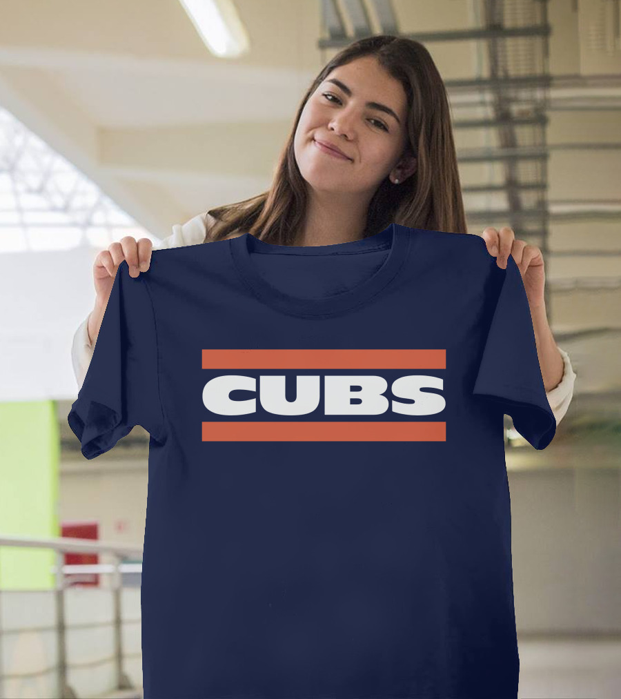Obvious Cubs Vintage Style Navy Baseball Team Fan Gear T-Shirt
