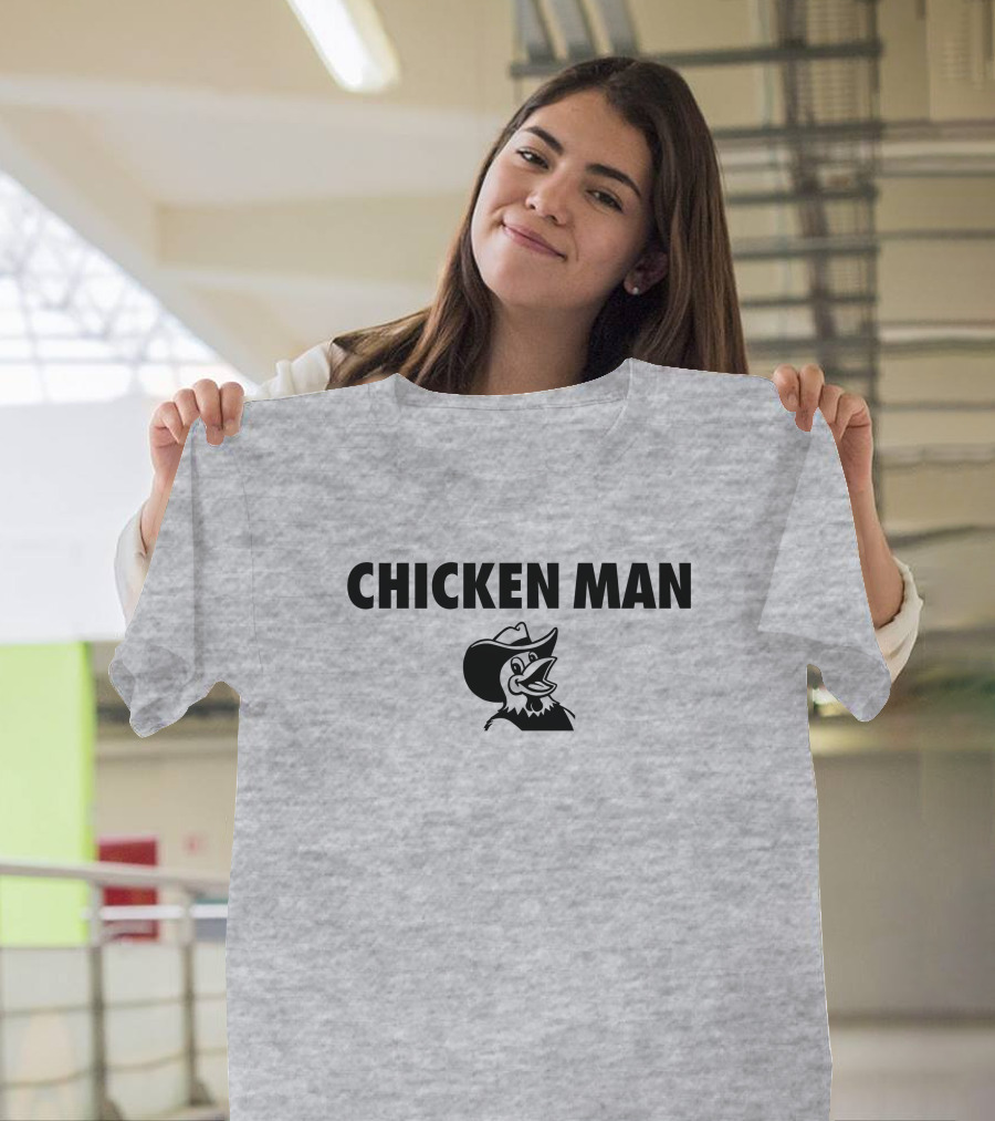 CHICKEN MAN Tydebo24 Cowboy Hat Rooster T-Shirt