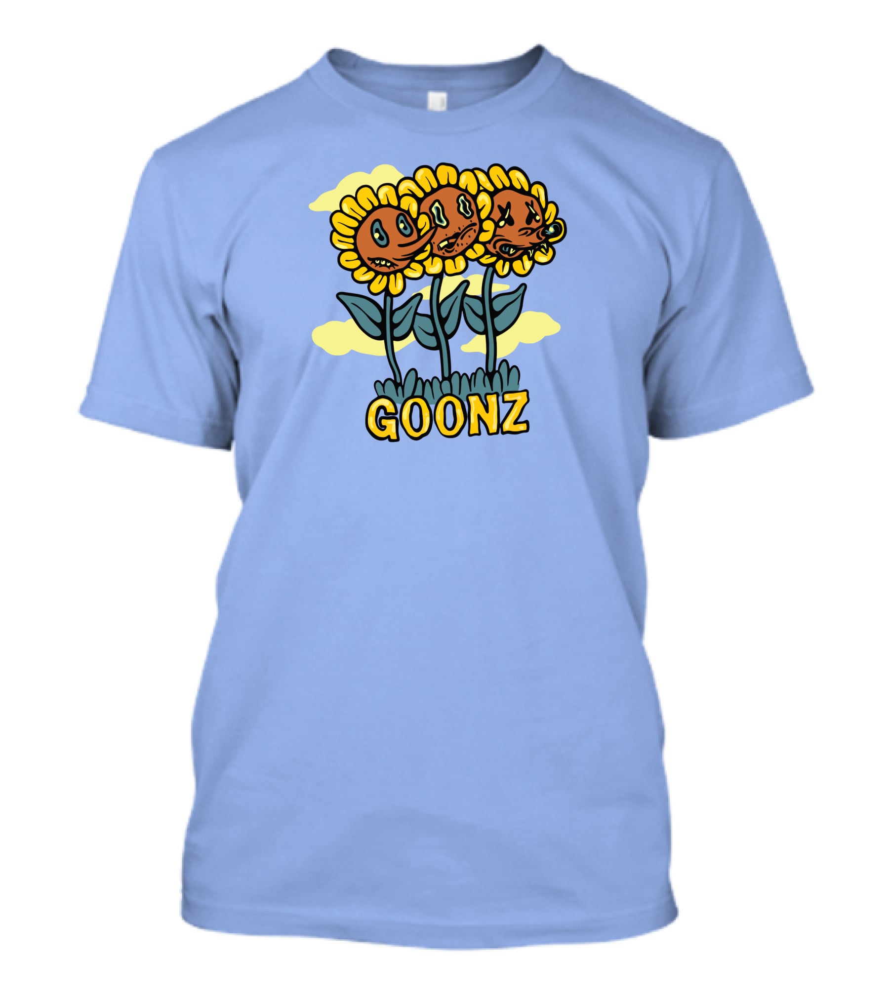 Cryptoon Goonz Flower Goonz Sunflower Faces T-Shirt
