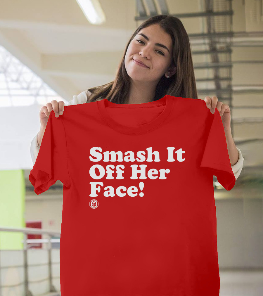 Triple B Smash It Off Her Face Red T-Shirt