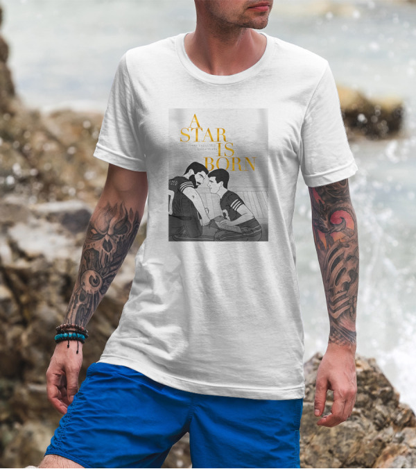 A Star Is Born Jimmy Garoppolo Brock Purdy Football Sketch T-Shirt