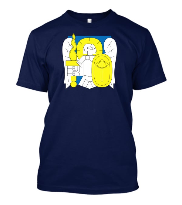 Saint Javelin Archangel Icon Kyiv Merch T-Shirt