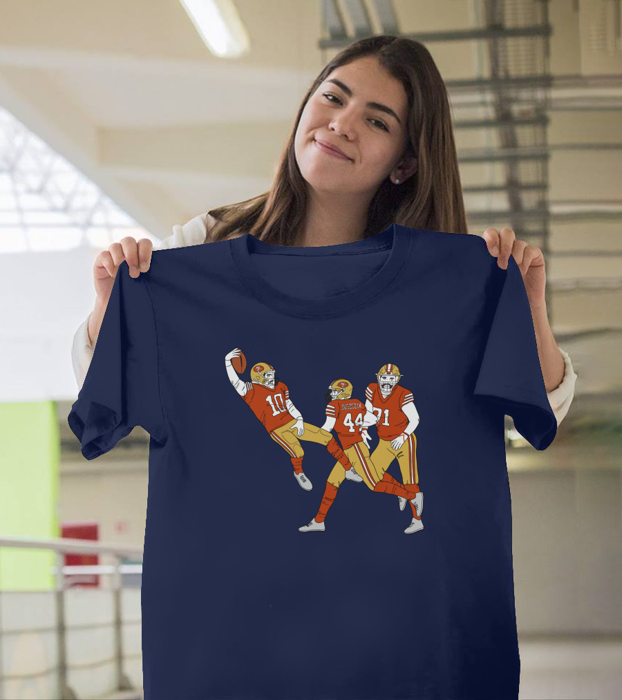 San Francisco Football Trio Marshawn Jimmy 49ers Team T-Shirt