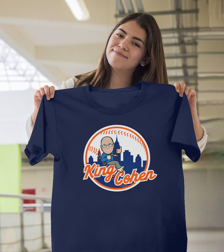 Jomboy Media Store King Cohen New York Baseball Icon Skyline T-Shirt
