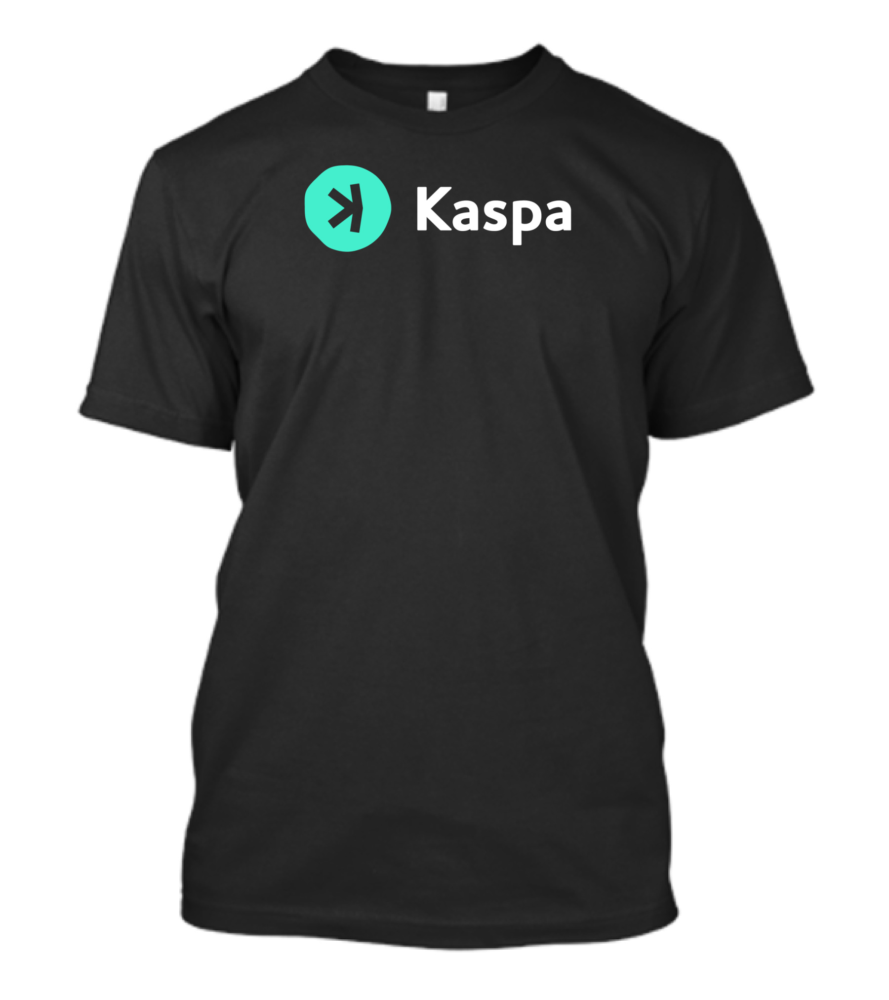 Kaspacurrency Kaspa Logo With Iconic T-Shirt
