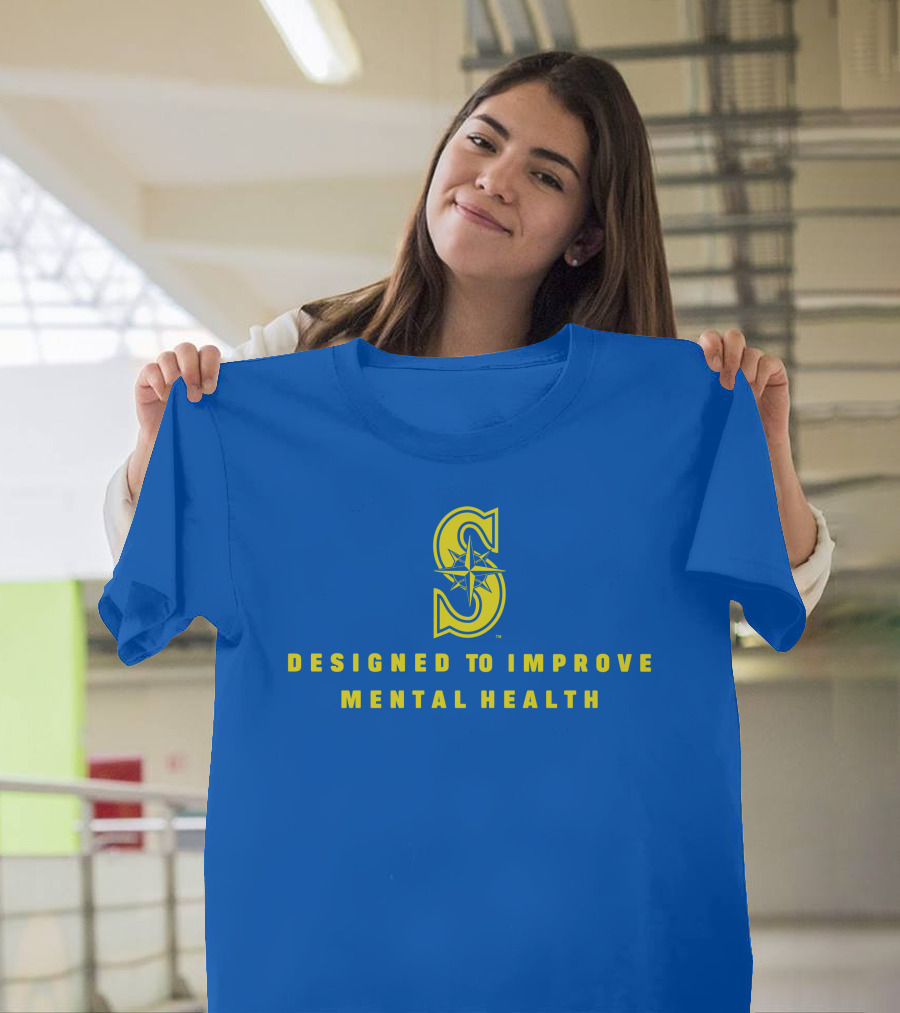 Mariners Designed To Improve Mental Health Logo S Star T-Shirt