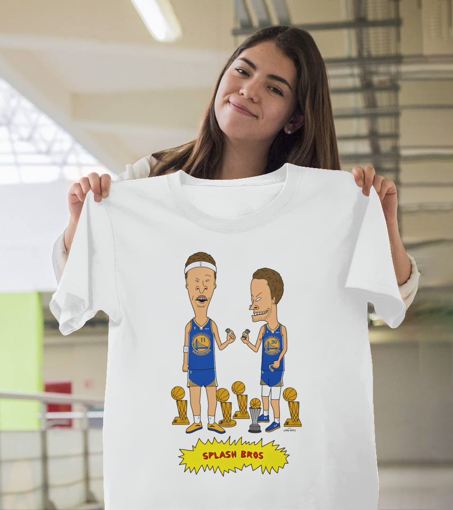 Beavis And Butthead Splash Bros Basketball Champions T-Shirt