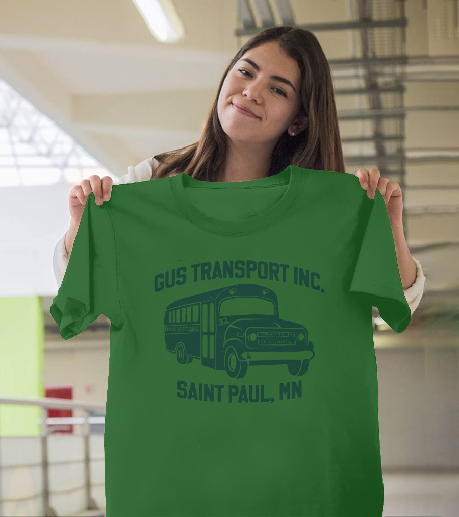 Gus Transport Inc Saint Paul MN Vintage Bus T-Shirt