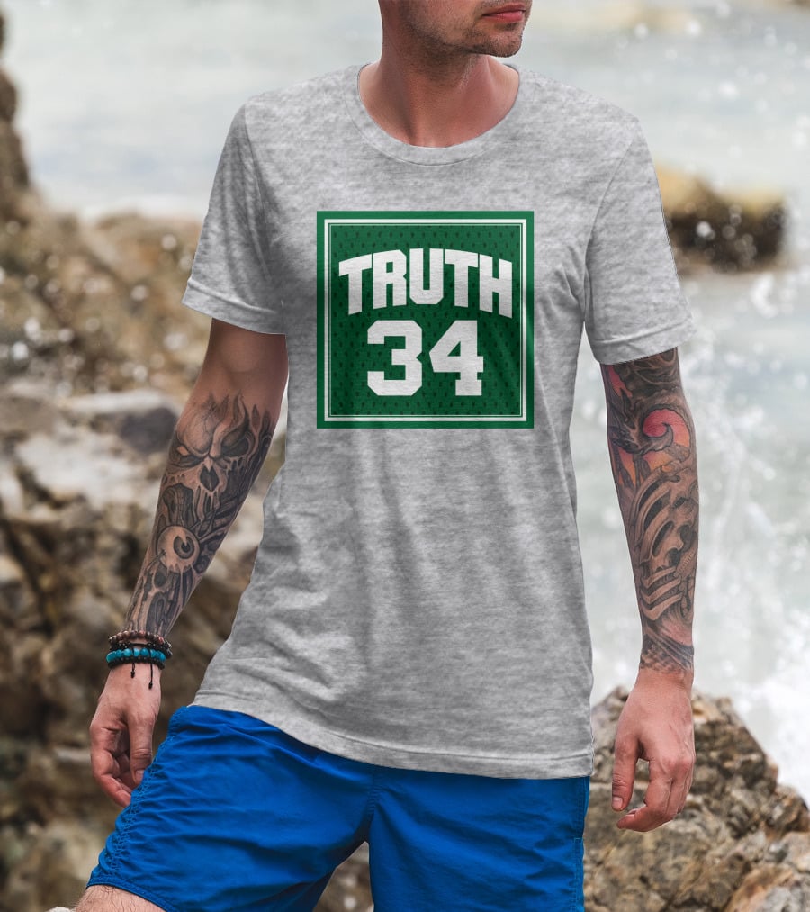Boston Celtics Truth 34 Green Jersey T-Shirt