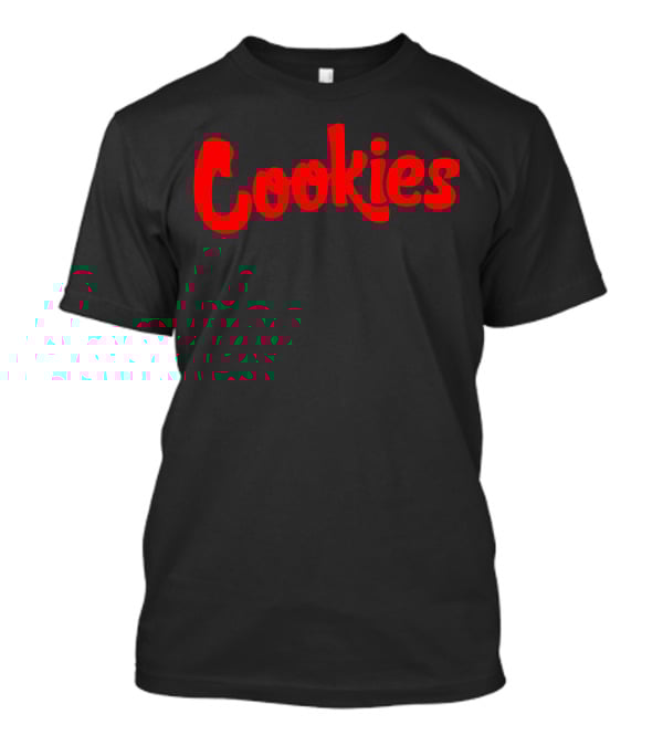 Matt Price Wears Cookies Text In Red T-Shirt