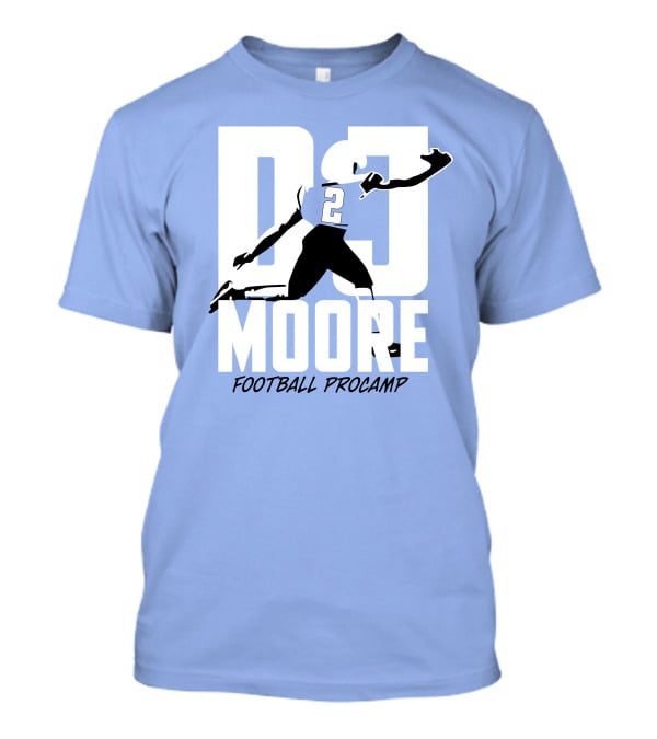 Chicago Bears DJ Moore 2 Football Procamp T-Shirt
