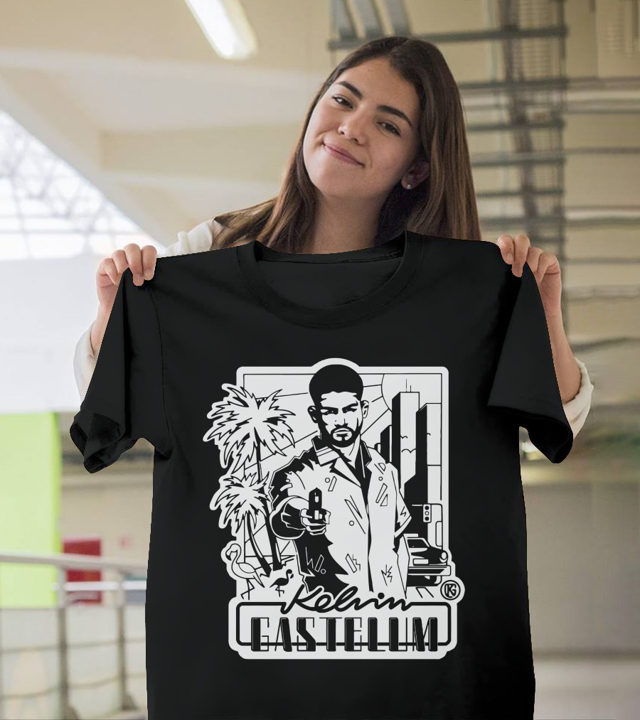 Kelvin Gastelum Urban Noir Street Scene T-Shirt
