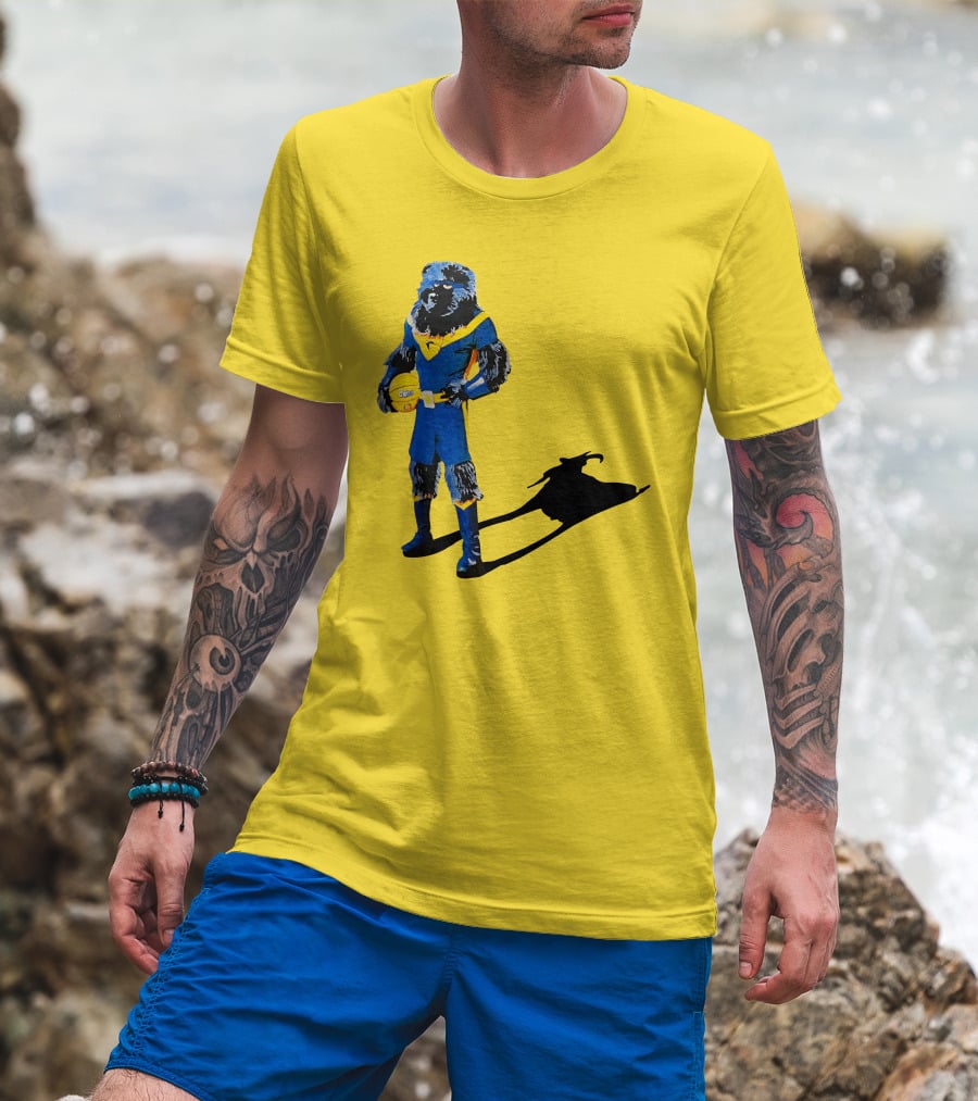 Grizzlies Bear Holding Basketball With Shadow T-Shirt