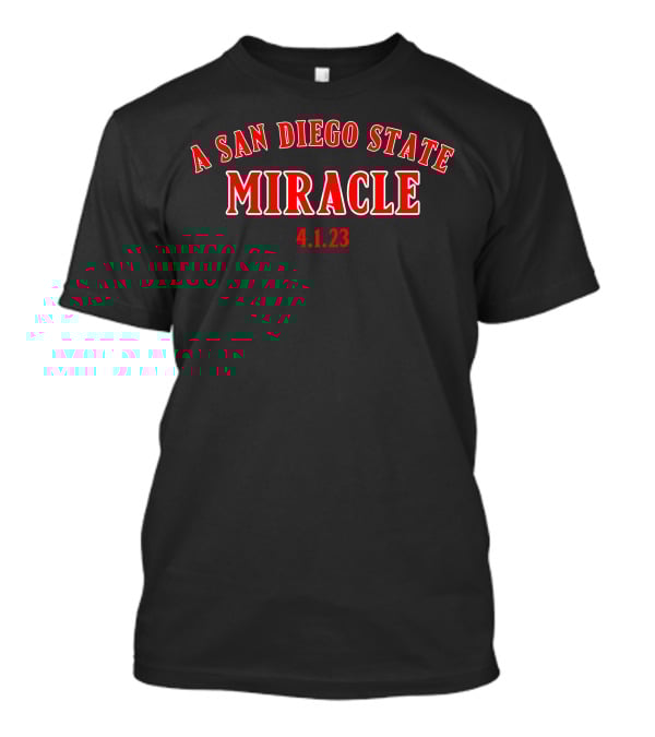 Ben And Woods Merch A San Diego State Miracle 4.1.23 T-Shirt