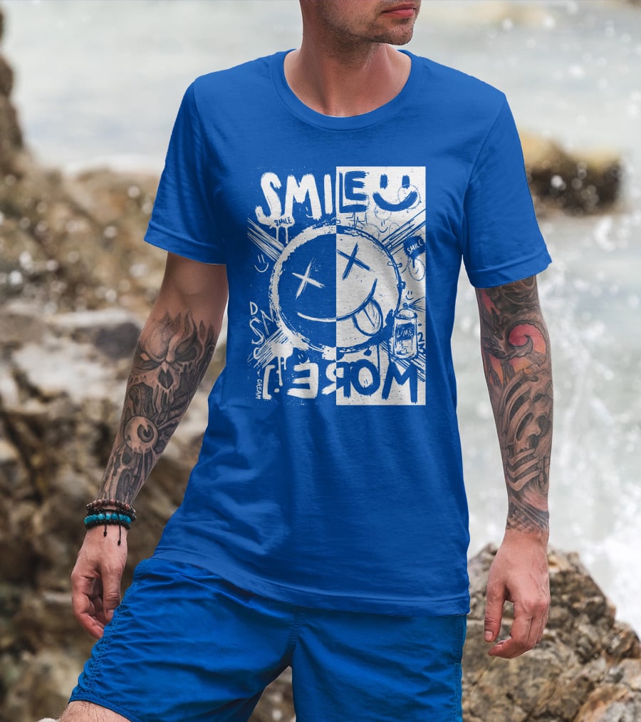 Dream Merch Smile More Smile Drink Lime T-Shirt