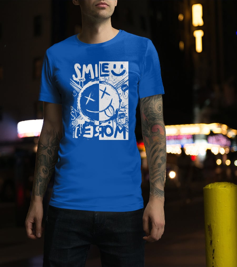 Dream Merch Smile More Smile Drink Lime T-Shirt