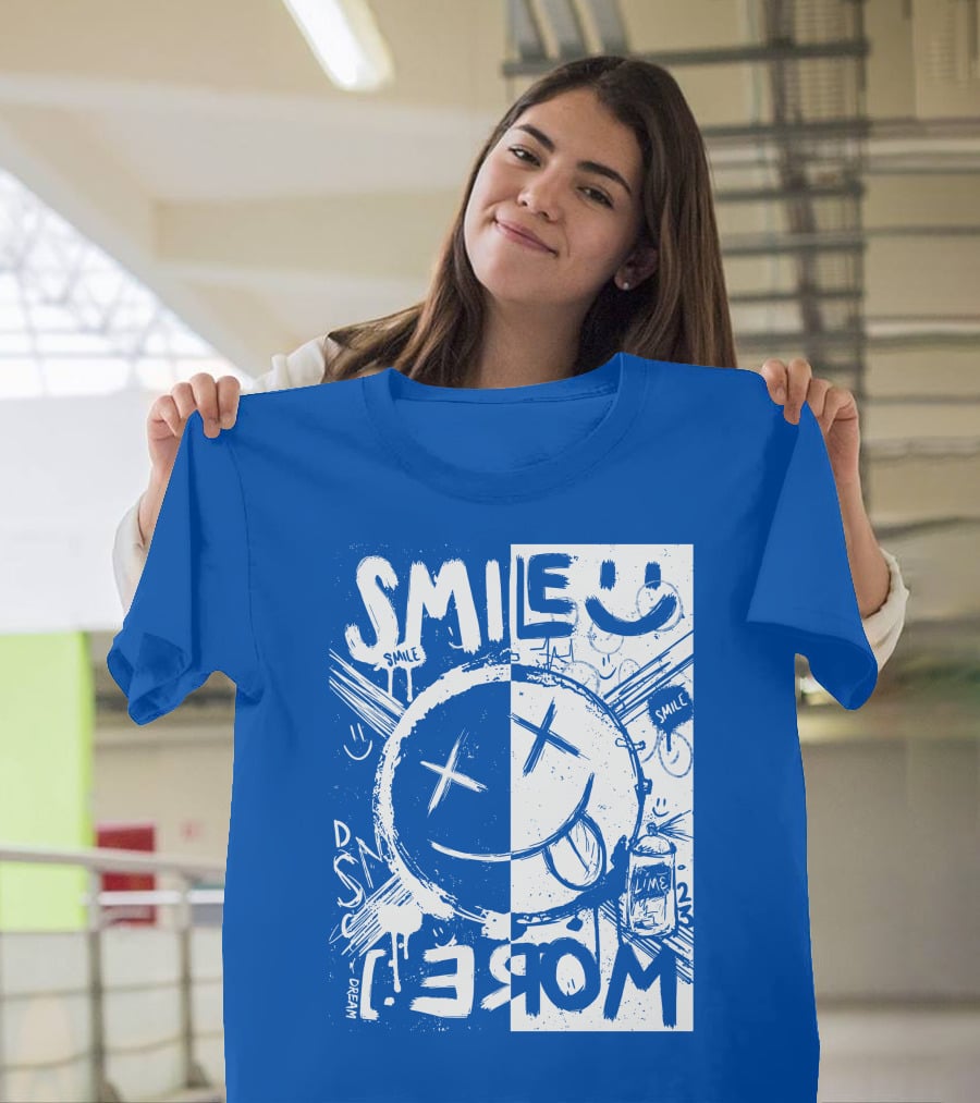 Dream Merch Smile More Smile Drink Lime T-Shirt