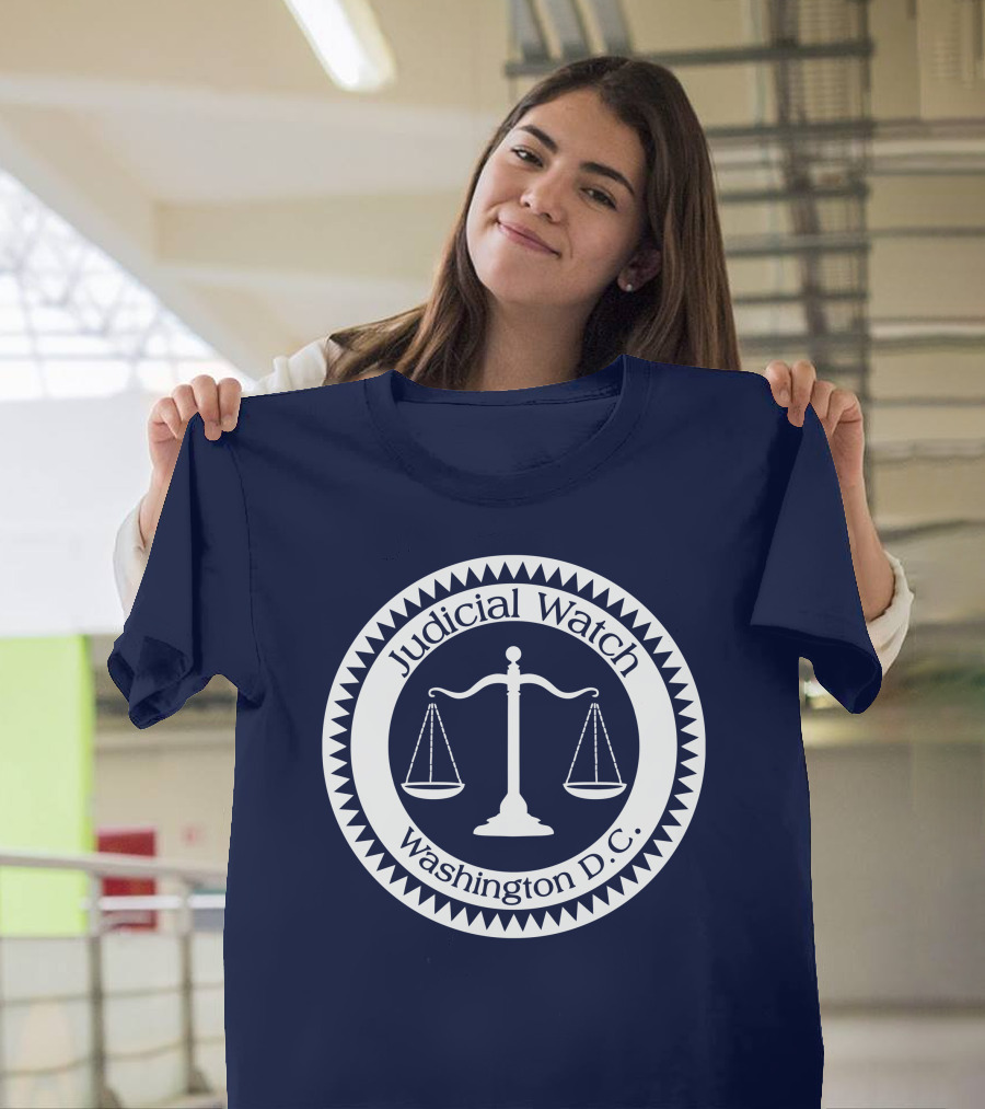 Judicial Watch Washington D.C. Scales Of Justice Seal T-Shirt