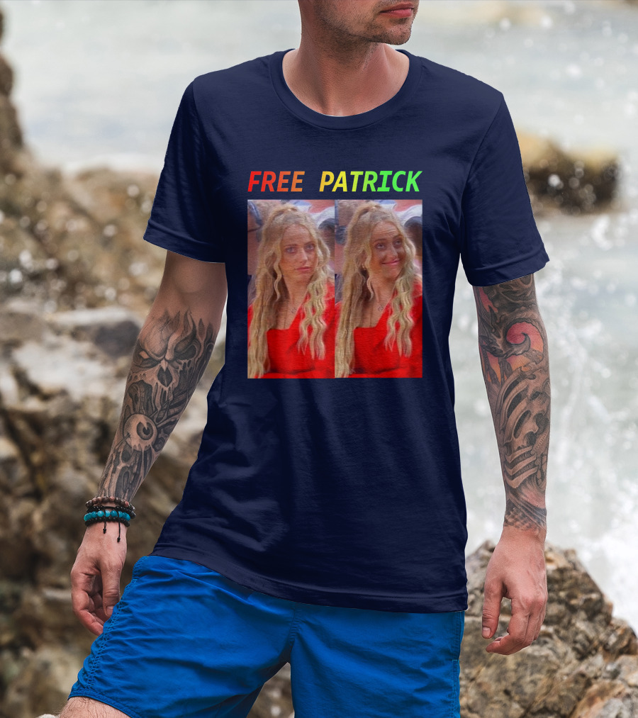 FREE PATRICK Double Image Red T-Shirt
