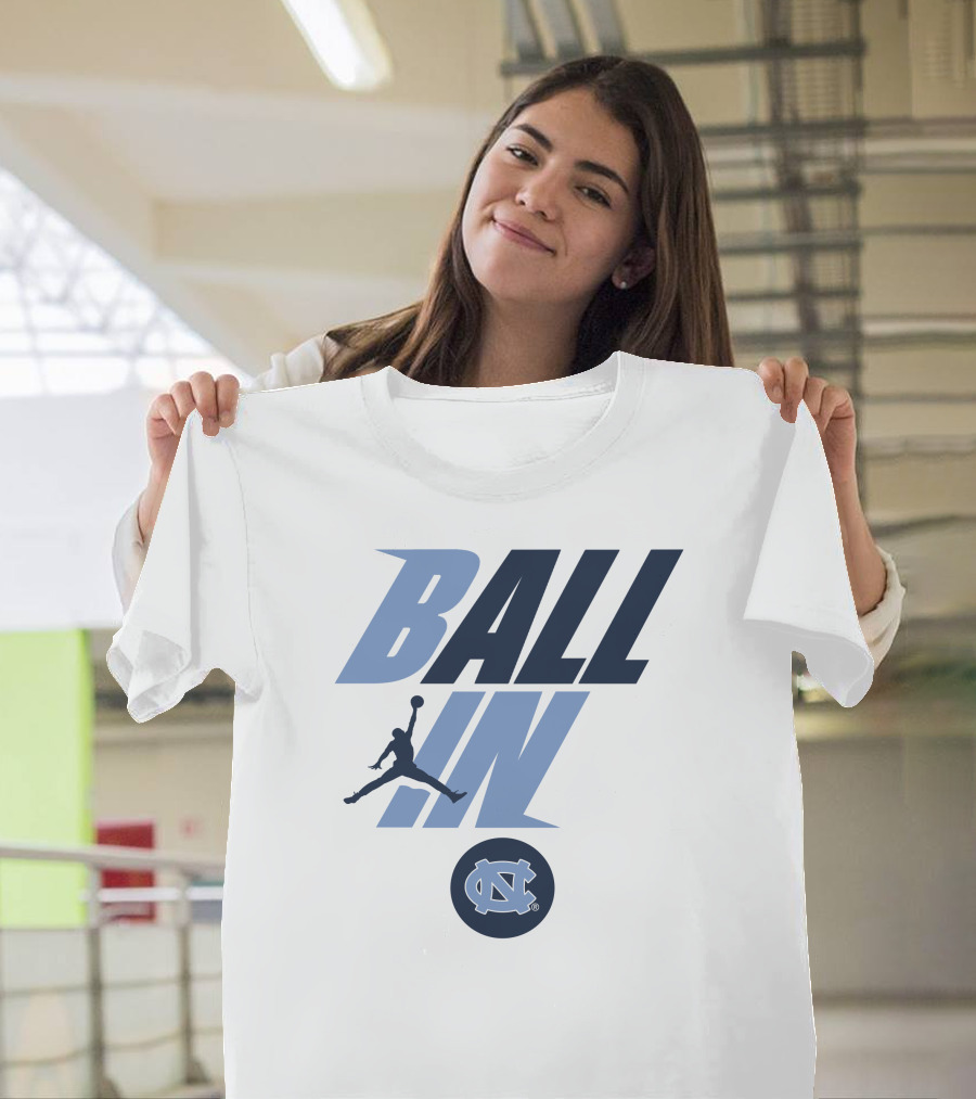 Goheels Shop Jordan Brand North Carolina Tar Heels Ball In Jumpman T-Shirt