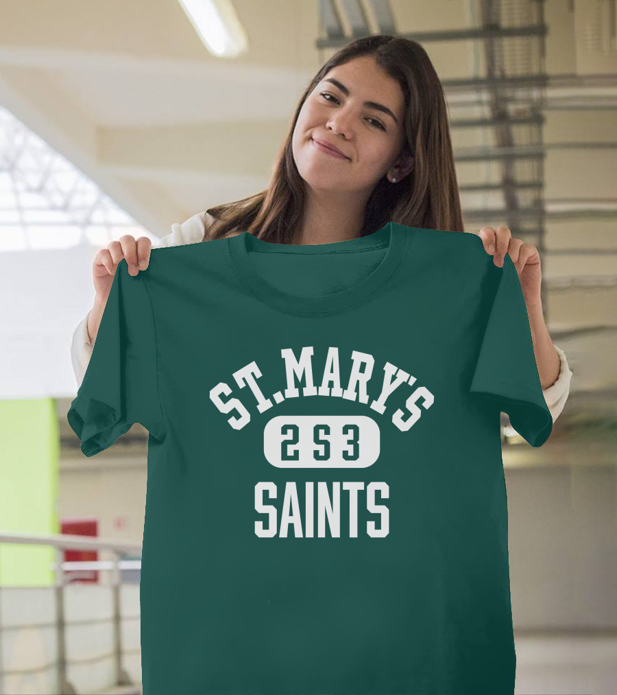 St. Mary's High School Saints 2S3 Team Spirit T-Shirt