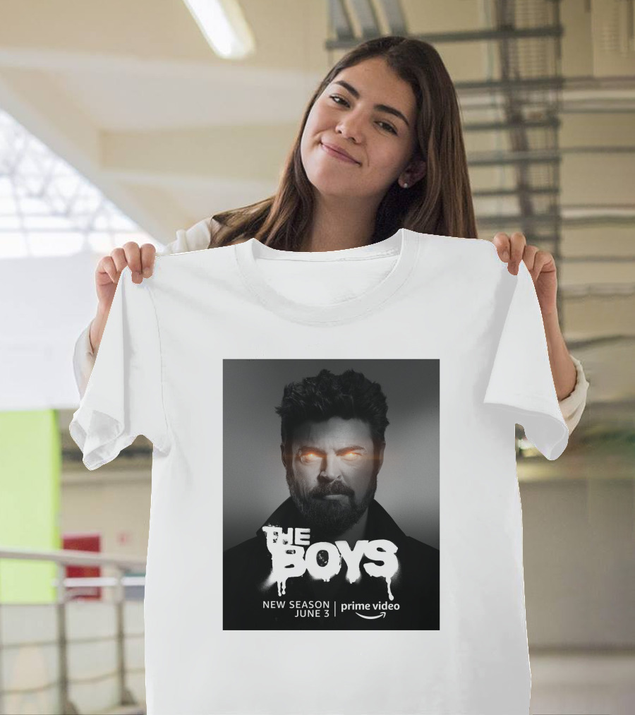 The Boys New Season June 3 Prime Video Superhero Dark T-Shirt